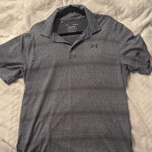 Under Armour Men's Charcoal Polo Performance Shirt